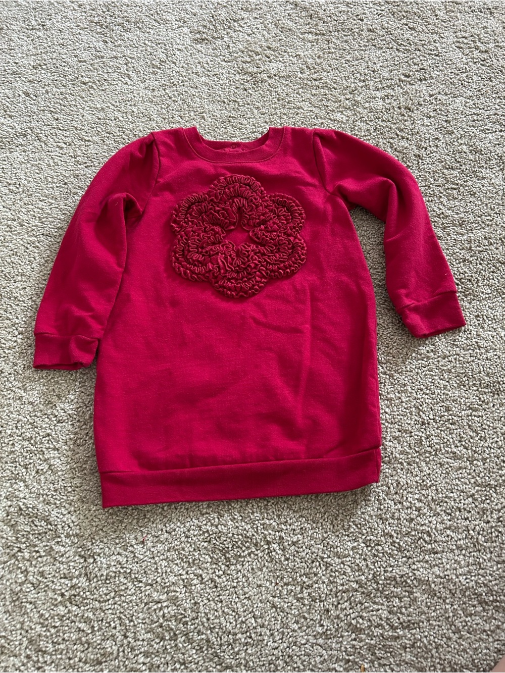 Koala Kids 3T Burgundy Sweatshirt Tunic